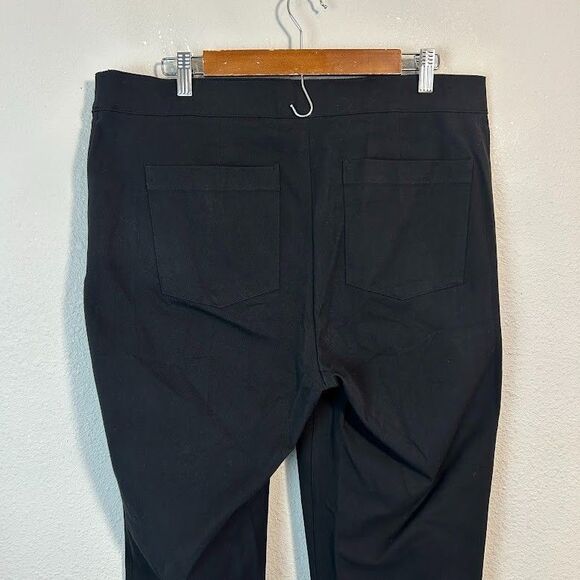 Spanx On The Go Ankle Slim Straight Pant Womens XL Black High Rise Stretch Shape - Picture 5 of 7